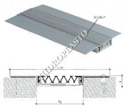 Profile de dilatare din plastic, pentru perete si tavan, cu insertie 320