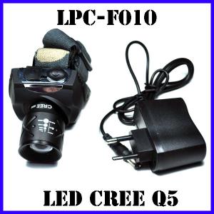 LPC-F010 - Lanterna Frontala LED CREE Q5 incarcare 220V