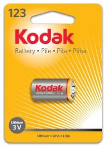 Baterie Lithium Kodak CR123A 3V