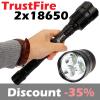 Tr-3t6 - lanterna trustfire 3xcree xm-l t6 - 3800 lm