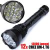 Lanterna tactical profesionala 12x led xm-l t6 - 13800lm