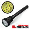 Lanterna tactical profesionala 15x led xm-l t6 -