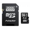 Goodram 8GB MicroSD HC + Adapt class 4