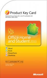 Microsoft Office Home & Student 2010 English