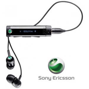 Casca Bluetooth STEREO Sony Ericsson MW600 cu Radio FM -negru