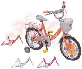 Bicicleta copii DHS 1602: fetite 4-6 ani