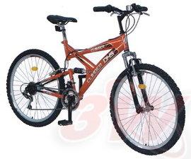 Bicicleta mountain bike full suspension DHS 2442 Climber model 2011, copii 8-10 ani