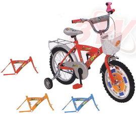 Bicicleta roti ajutatoare copii 4-5 ani DHS 1601 baieti