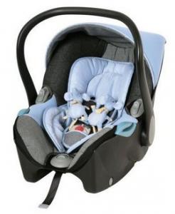 Scaun auto pt copii NANNA GURI, gr 0+ JEANS BLUE MOUSE CL