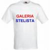 Tricou unisex maneca scurta alb "galeria stelista"