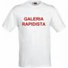 Tricou unisex maneca scurta alb "GALERIA RAPIDISTA"