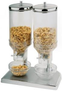 Dispenser cereale dublu, 2x4.5 litri
