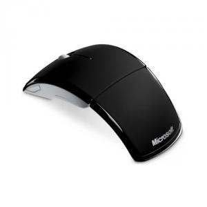 Mouse Wireless Microsoft Arc, 1200 DPI, Negru