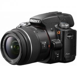 Aparat foto DSLR Sony SLT-A55VY + obiectiv 18-55mm si obiectiv 55-200mm