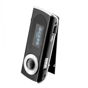 MP3 Player cu pedometru Serioux Clip-n-Play C8 4GB , USB, Negru