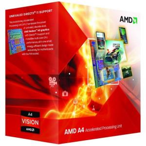 Procesor AMD Liano A4 X2 3400, 2.7GHz, 1MB, Box