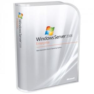 Microsoft Windows Server 2008 R2 Enterprise SP1, 64Bit, English, 1-8 procesoare, 25 Clienti acess, Licenta OEM*