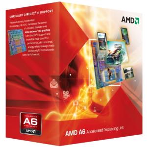 Procesor AMD A6 X3 3500, 2.1 GHz, 3MB, socket FM1, Box