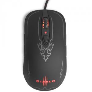 Mouse SteelSeries Diablo III, Ambidextru, 5700 CPI, Negru