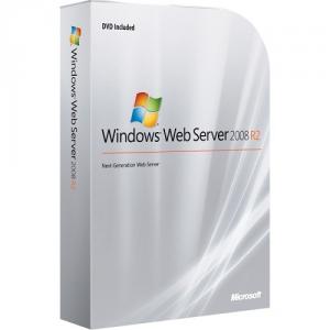 Microsoft Web Server 2008 R2 Standard SP1, 64Bit, English, 1-4 procesoare, 5 Clienti acess, Licenta OEM*