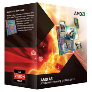 Procesor AMD A6 X4 3670K, 2.7 GHz, 4MB, socket FM1, Box