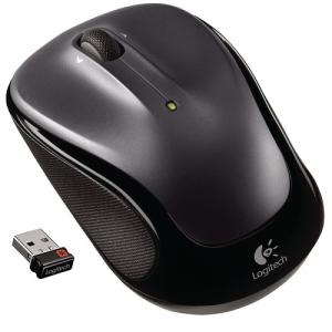 Mouse Wireless Logitech M325, 1000 DPI, Argintiu