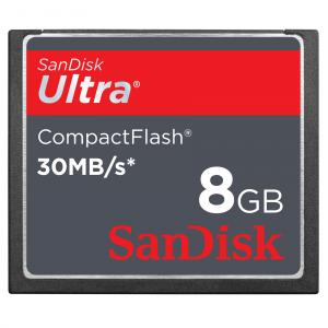Sandisk Compact Flash Ultra II 8 GB Rata de transfer: 30 mb/s,  Capacitate: 8 gb