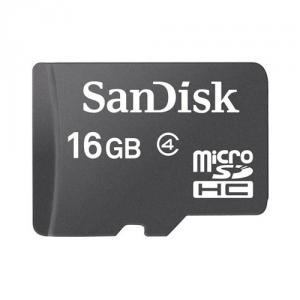 Card memorie SanDisk MicroSDHC 16GB Clasa 4