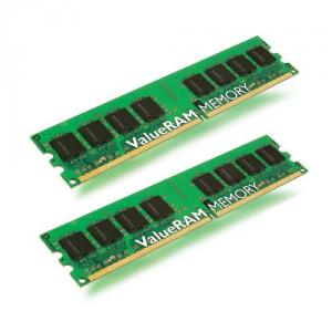 Kit Memorii Ram Dual Channel Kingston ValueRAM 4GB DDR2 800MHz CL6