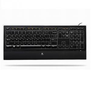 Tastatura Logitech Illuminated, Neagra