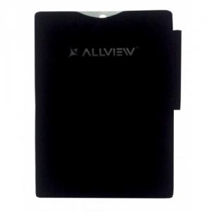 Husa Allview tableta 9.7 inch, textil plusat, Neagra