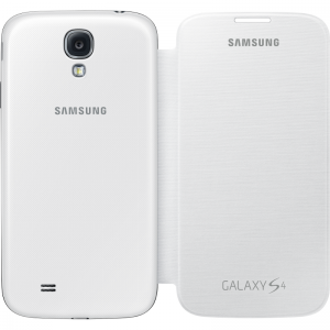 Husa Protectie Samsung EF-FI950BWEGWW Polaris White pentru i9500 Galaxy S IV