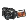 PowerShot G12,  10 MP CCD,   28mm wide,  5x zoom lenS,   Hybrid IS,   7.0 cm (2.8") vari-angle LCD,   Electron