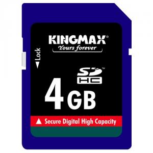 Card de memorie Kingmax SDHC 4GB, Clasa 10