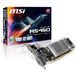 Placa video MSI ATI Radeon HD 5450, 1024MB, GDDR3, 64bit, DVI, PCI-E