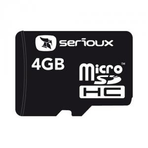 Card de memorie Serioux Micro-SDHC 4GB, Class 6 + Adaptor