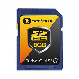 Card memorie Serioux SDHC 8GB, Turbo Speed, Class 10