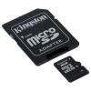 Card de memorie Kingston Micro-SDHC 8GB, Class 4 + Adaptor SD