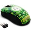 Mouse wireless canyon cnl-msow07x, negru/verde