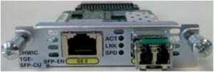 Modul Cisco Serie Seria 1900 EHWIC-1GE-SFP-CU