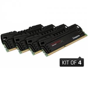 Kit Memorii ram Quad Channel Kingston HyperX Beast 16GB (4 x 4096MB), DDR3, 1600MHz