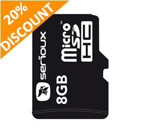 Card de memorie Serioux Micro-SDHC 8GB, Class 10 + Adaptor