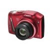 PowerShot SX150 IS Red 14 MP CCD,  12x zoom optic,  obiectiv wide 28mm,  stabilizator imagine IS,  LCD 3
