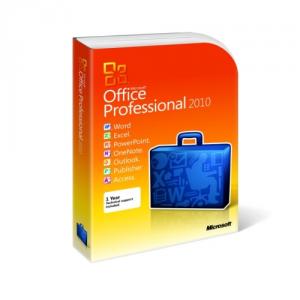 Microsoft Office Professional 2010, 32-bit/x64, Romanian, DVD, Licenta Retail FPP*