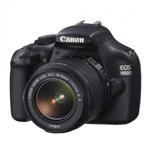 Aparat foto D-SLR Canon EOS 1100D, Negru + obiectiv EF-s 18-55 DCIII