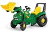 Tractor copii cu pedale si excavator