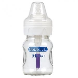 Biberon anti-colici 160 ml din sticla - BebeduE