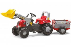 Tractor Cu Pedale Si Remorca Copii - ROLLY TOYS