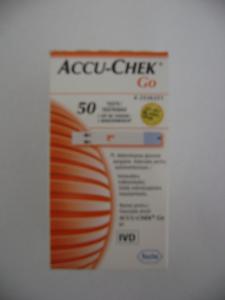 ACCU-CHEK  GO - TESTE X 50 BUC