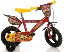 DINO BIKES - Bicicleta cu roti ajutatoare Gormiti 123GLN